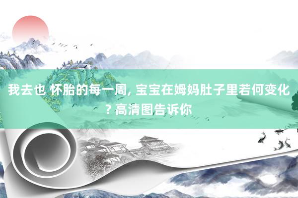 我去也 怀胎的每一周， 宝宝在姆妈肚子里若何变化? 高清图告诉你