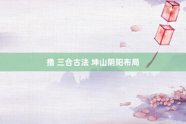 撸 三合古法 坤山阴阳布局